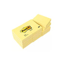 Post-it Pack de 12 Blocs de 100 Notas Adhesivas Removibles Canary Yellow 38x51mm - Papel con Certificacion PEFC - 7100172745 - Color Amarillo Claro