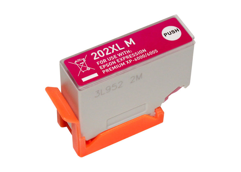 Epson 202XL Magenta Cartucho de Tinta Generico - Reemplaza C13T02H34010/C13T02F34010