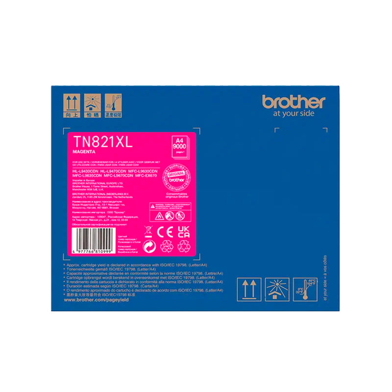 Brother TN821XL Magenta Cartucho de Toner Original - TN821XLM