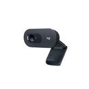 Logitech C505 Webcam HD 720p USB - Microfono de Gran Alcance - Campo Visual Diagonal de 60° - Enfoque Fijo - Cable de 2m - Color Negro
