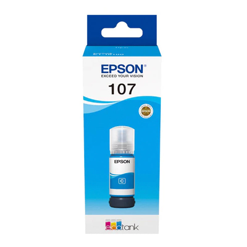 Epson 107 Cyan Botella de Tinta Original - C13T09B240