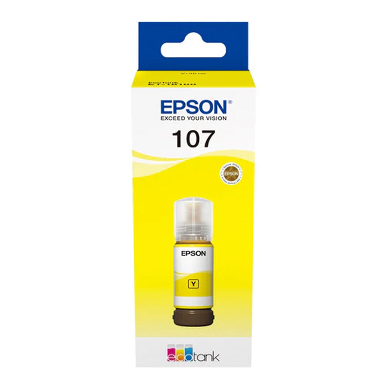 Epson 107 Amarillo Botella de Tinta Original - C13T09B440