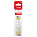 Canon GI55 Amarillo Botella de Tinta Original - GI55Y/6291C001