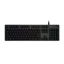 Logitech G512 Teclado Mecanico Gaming USB - Teclas Mecanicas GX Brown - Iluminacion RGB Lightsync - Superficies de Metal - Cable de 1.80cm - Color Negro