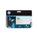 Hp Cartucho de Tinta Original Amarillo 738 498N7A