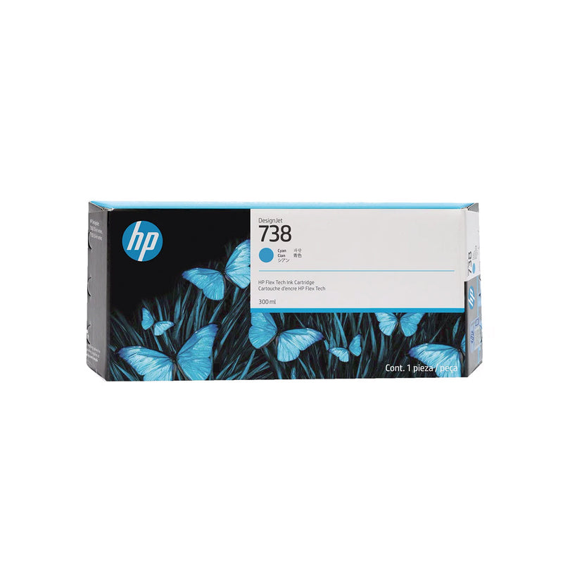 Hp Cartucho de Tinta Original Cian 738 Xl 676M6A