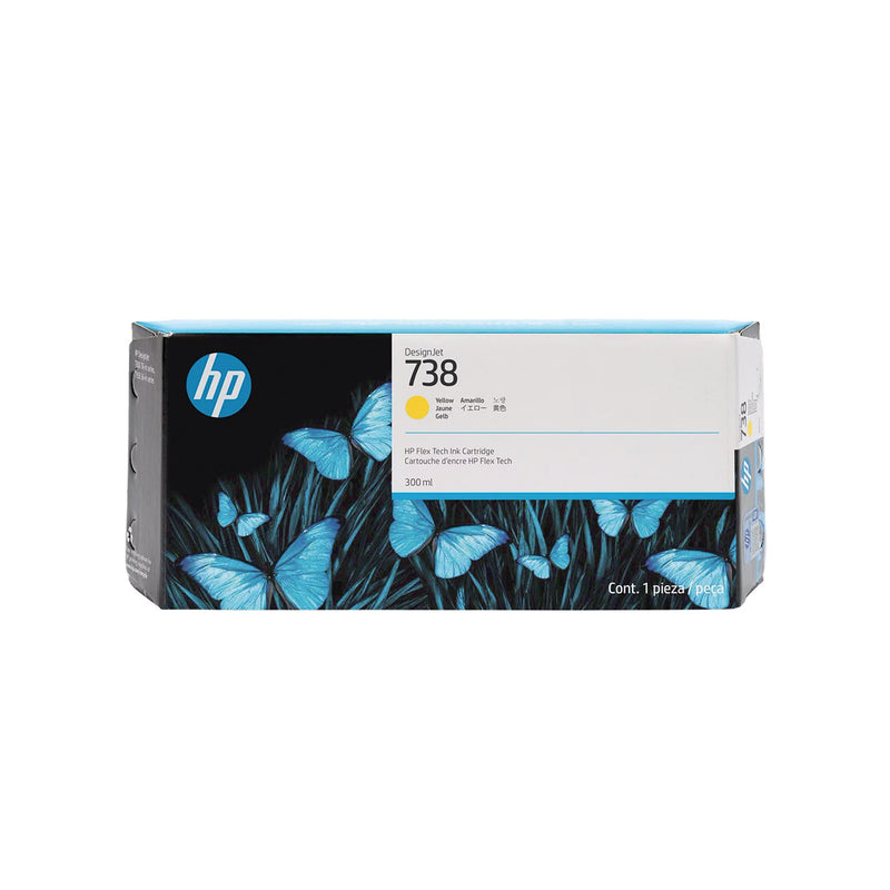 Hp Cartucho de Tinta Original Amarillo 738 Xl 676M8A