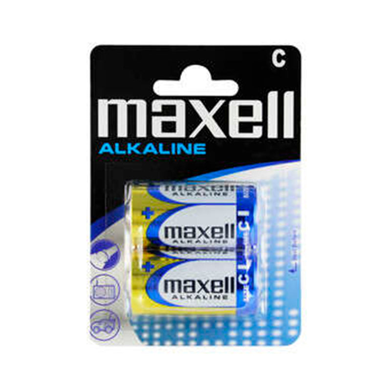 Maxell Pack de 2 Pilas Alcalinas LR14 C