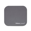 Fellowes Alfombrilla para Raton con Microban - Proteccion Antibacteriana - Base de Goma - 23.2x19.9cm - Color Gris