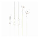 XO EP39 Music Auricular con Microfono - Cable 1.2m - Boton de Control - Color Blanco