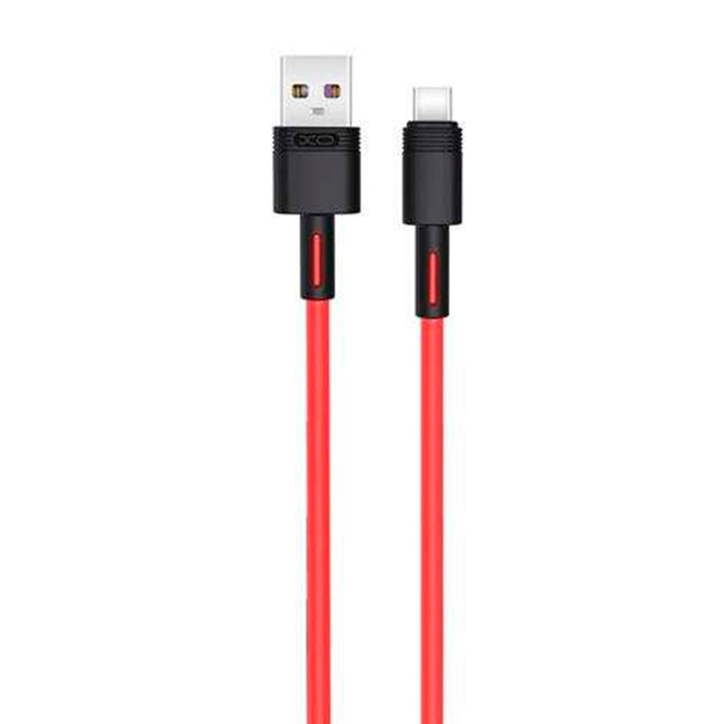 XO Cable NBQ166 Carga Rapida USB - Tipo C - 5A - 1m - Color Rojo