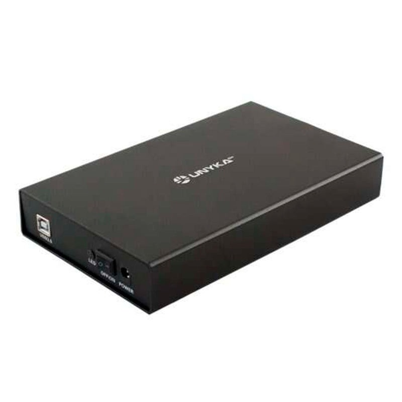 Unykach LOK 0.2 Caja Externa 3,5" USB 2.0 - Interruptor On/Off - Fabricada en Aluminio - Color Negro