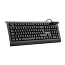 Unykach KB918 Teclado USB con Lector Inteligente de Tipo PC/SC 2.0 como DNIe o Tarjeta Sanitaria Española - Idioma Español - Color Negro