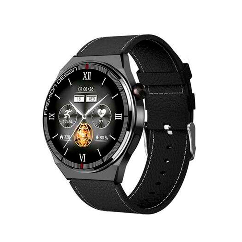 XO Smartwatch HD 128 - IP68 Resistente al Agua - Bluetooth 51 - Bateria 270Mah - Funciones: Frecuencia Cardiaca, Podometro, Monitor de Sueño, Reproductor de Musica, Llamadas Bluetooth, Presion Arterial, Oxigeno - Color Negro