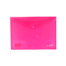 Ingraf Sobre con Cierre de Broche - Polipropileno - Tamaño A4 - Color Rosa (10 unidades)