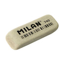 Milan 740G Goma de Borrar Abrasiva Biselada - Flexible - Miga de Pan - Caucho - Color Gris (40 unidades)