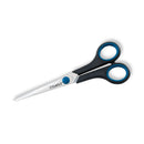 Dahle 54407 Office Comfort-Grip Tijeras de Acero Templado 18cm - Hojas Afiladas - Mangos Revestidos de Goma