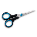 Dahle 54415 Office Comfort-Grip Tijeras de Acero Templado 14cm - Modelo Especial para Zurdos - Hojas Afiladas - Mangos Revestidos de Goma