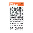 Apli Letras Transferibles Mayusculas Negras 10mm - Facil Aplicacion - 129 Caracteres - Resistente al Agua - Negro