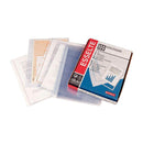 Esselte Caja de 100 Fundas Porta Documentos Multitaladro-16 - Tamaño Folio - Cristal Liso Calidad Estandar - Transparente