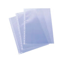 Esselte Pack de 100 Fundas Multitaladro Portadocumentos Formato A4 60 Micras - 16 Taladros - Transparente Acabado Piel de Naranja