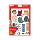 Apli Bolsa de Gomets Tematicos Vestirse Niño - 35 Gomets - Adhesivo Removible - Desarrollados con Educadores - Normas EN-71 y FSC - Adhesivo Base Agua - Libre de Disolventes - ECF - 100% Reciclables - Colorido (5 unidades)