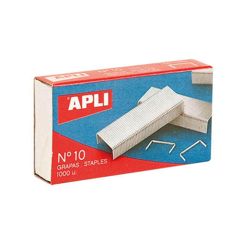 Apli Grapas Galvanizadas Plata Brillante - Ø 0.53mm - Precisas y Duraderas (20 unidades)