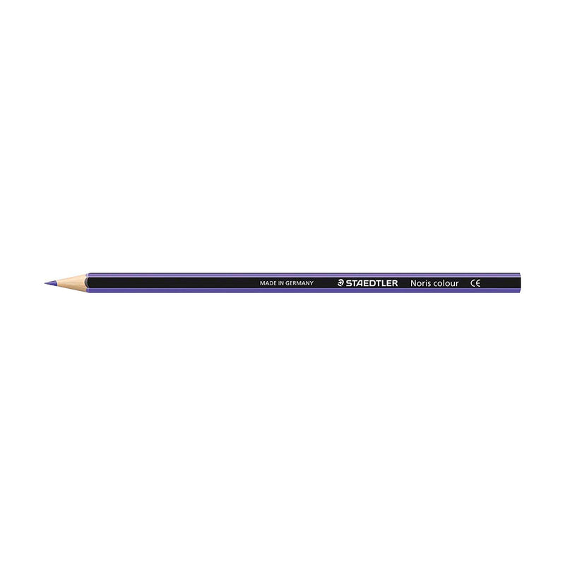 Staedtler Noris Colour 185 Lapiz Hexagonal de Color - Resistencia a la Rotura - Material Wopex - Color Violeta (12 unidades)