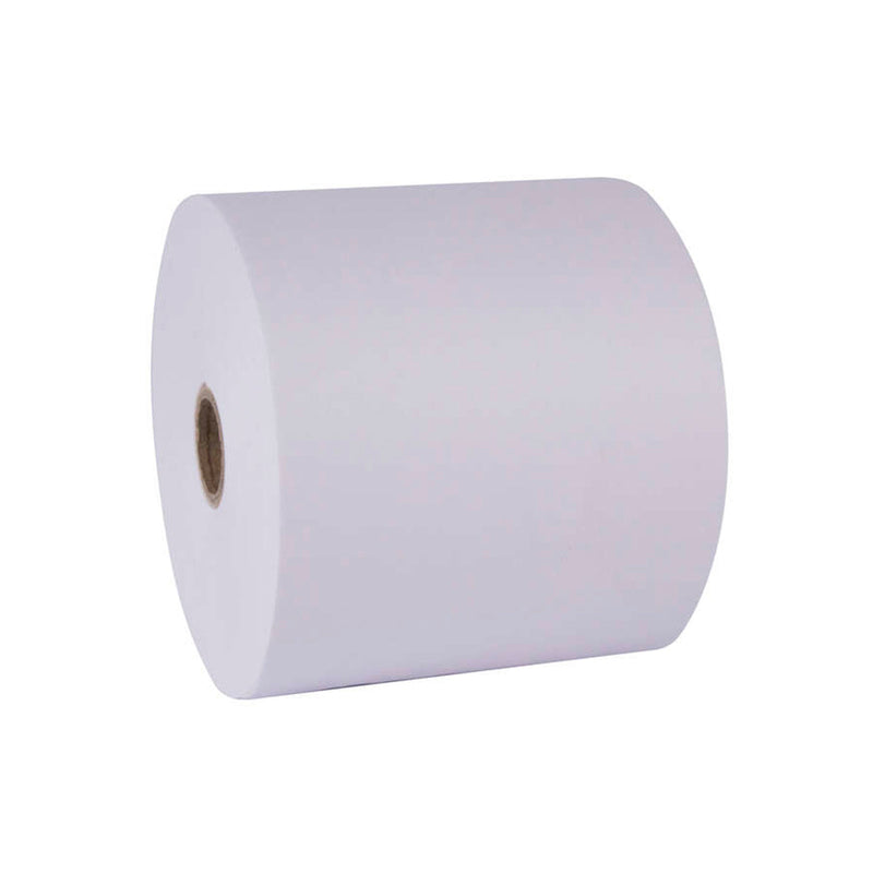 Apli Papel Termico Rollo - 57x55x12mm - Alta Calidad y Durabilidad - Compatible con Impresoras Termicas - Blanco (10 unidades)