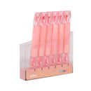Apli Subrayadores Caramelo Rosa - Doble Punta: 5mm Plana y 2mm Redonda - Refill Pack de 6 - Ideal para Agendas, Libretas y Calendarios (6 unidades)