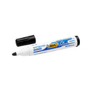 Bic Velleda 1701 ECOlutions Marcadores para Pizarra - Punta Redonda - Trazo de 1.5 mm - Tinta con Base de Alcohol - Ecologico - Borrado Optimo - Color Negro (12 unidades)