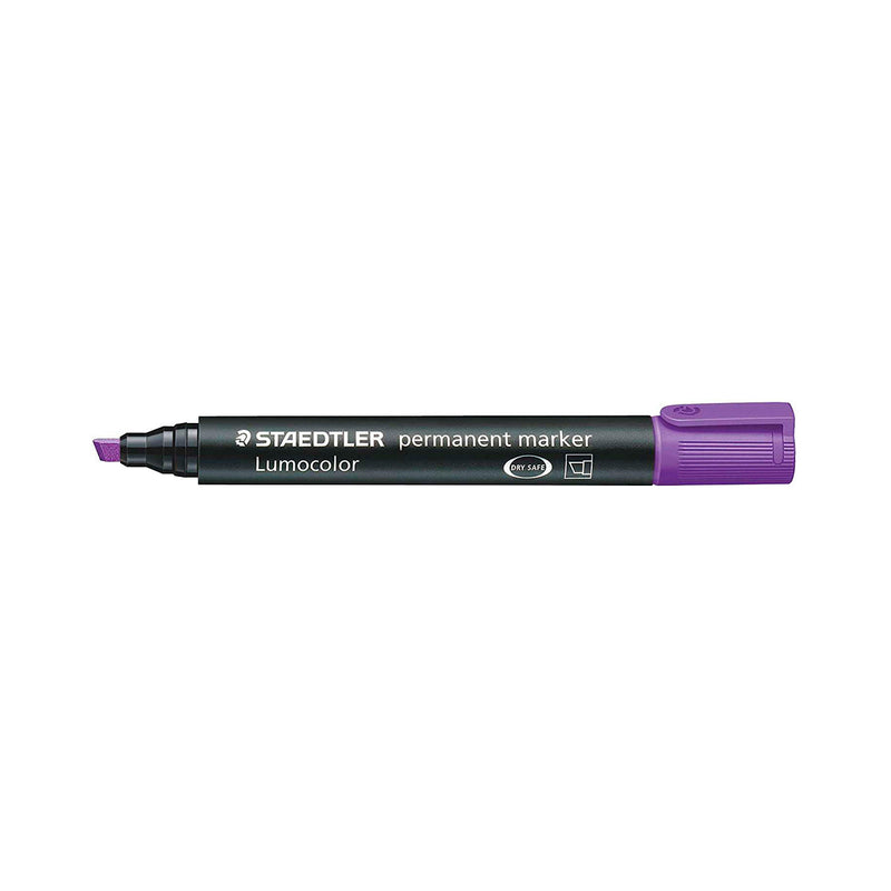 Staedtler Lumocolor 350 Rotulador Permanente - Secado Rapido - Punta 2 - 5 mm Aprox - Color Violeta (10 unidades)