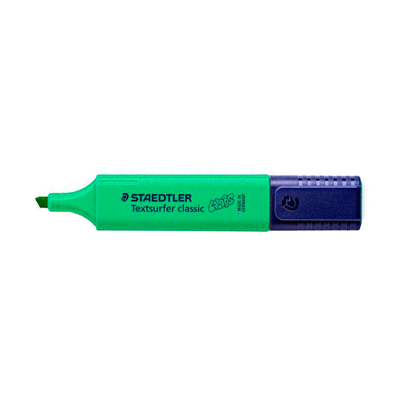 Staedtler Textsurfer Classic 364 Marcador Fluorescente - Punta Biselada - Trazo entre 1 - 5mm - Tinta con Base de Agua - Color Verde Palido (10 unidades)