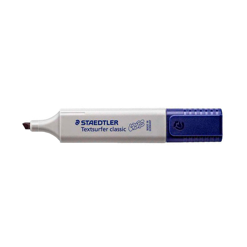 Staedtler Textsurfer Classic 364 Vintage Marcador Fluorescente - Punta Biselada - Trazo entre 1 - 5mm - Tinta con Base de Agua - Color Gris Claro (10 unidades)