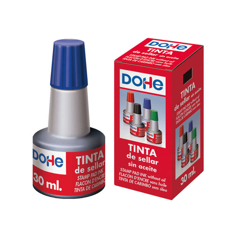 Dohe Tinta para Tampones y Sellos 30ml - Color Azul