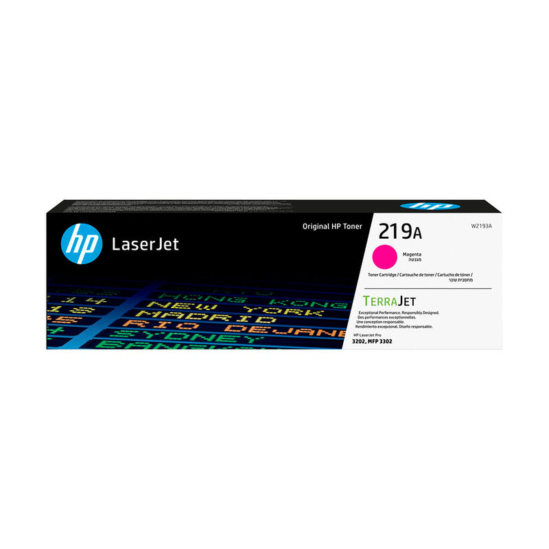 HP W2193A Magenta Cartucho de Toner Original - 219A