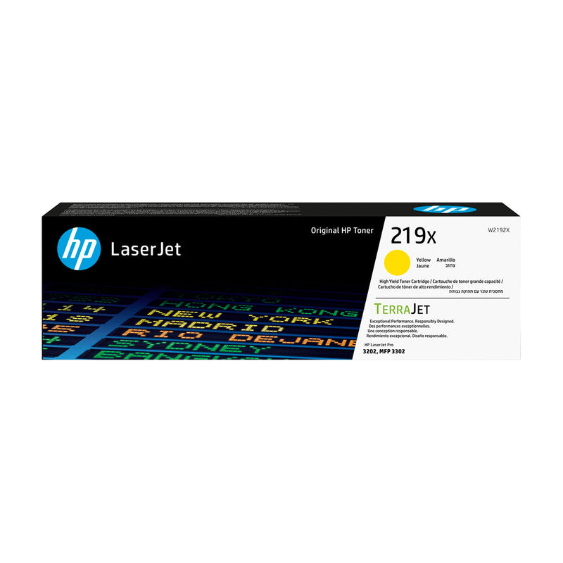 HP W2192X Amarillo Cartucho de Toner Original - 219X