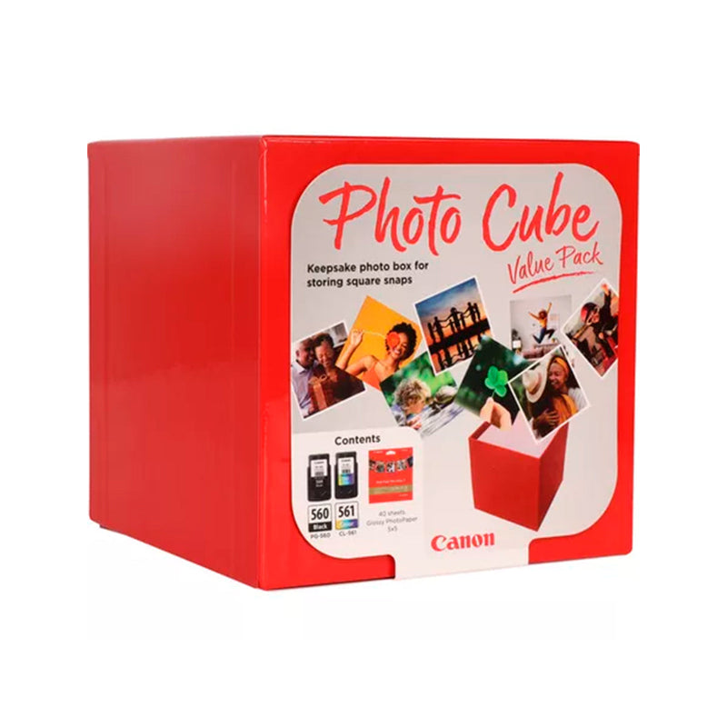 Canon PG560 Negro + CL561 Color Pack de 2 Cartuchos de Tinta Originales - 40 Hojas de Papel Fotografico - 3713C007