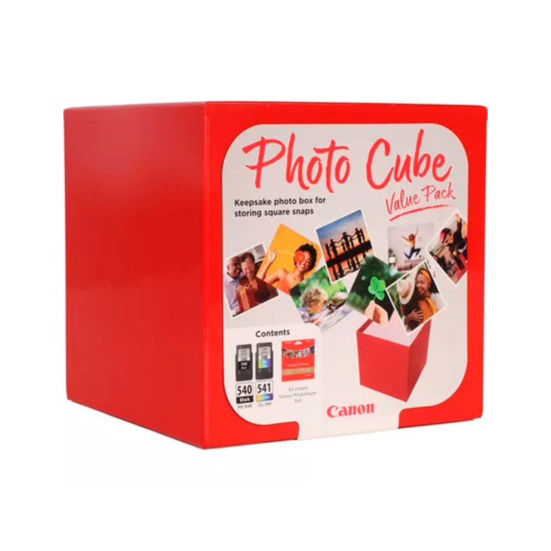 Canon PG540 Negro + CL541 Color Pack de 2 Cartuchos de Tinta Originales - 40 Hojas de Papel Fotografico - 5225B012