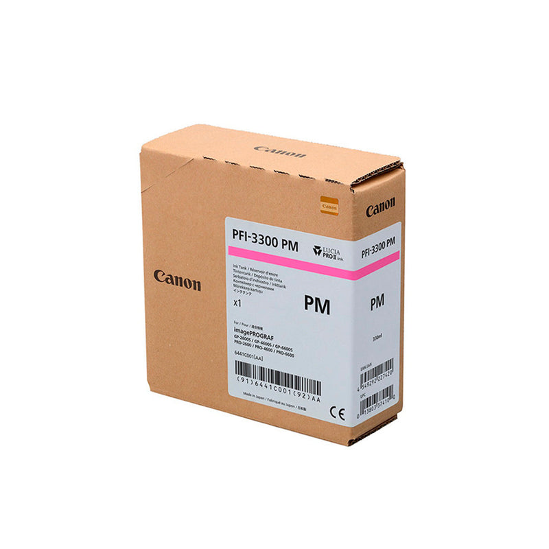 Canon PFI3300 Magenta Foto Cartucho de Cartucho de Tinta Original - 6441C001