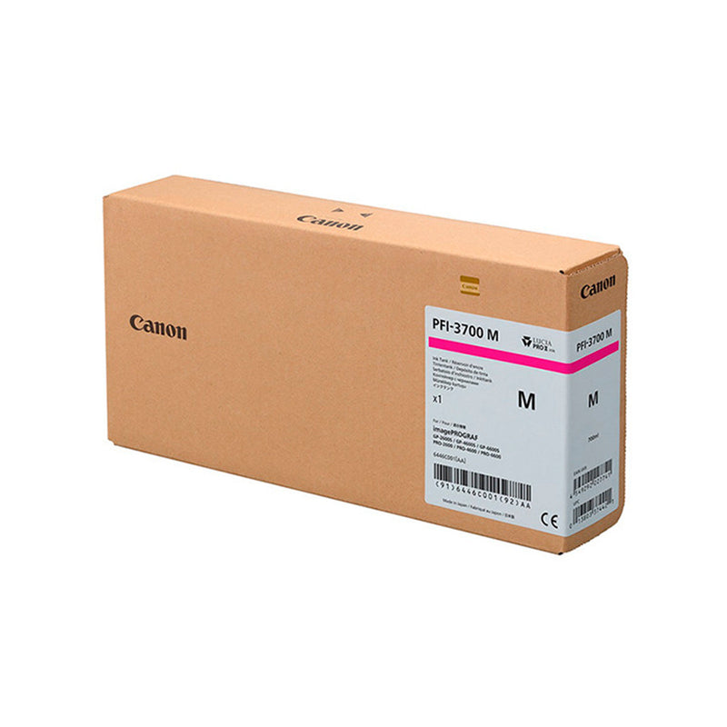 Canon PFI3700 Magenta Cartucho de Cartucho de Tinta Original - 6446C001