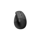 Logitech Lift Raton Vertical Bluetooth e Inalambrico USB 4000dpi - 5 Botones - Uso Diestro - Color Negro/Gris