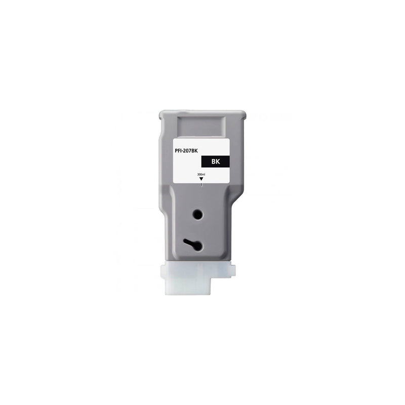Canon PFI207 Negro Cartucho de Tinta Generico - Reemplaza PFI207BK/8789B001