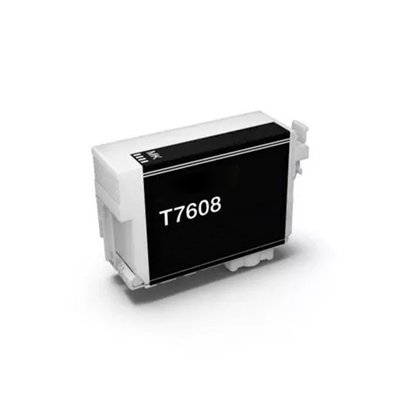 Epson T7608 Negro Mate Cartucho de Tinta Pigmentada Generico - Reemplaza C13T76084010