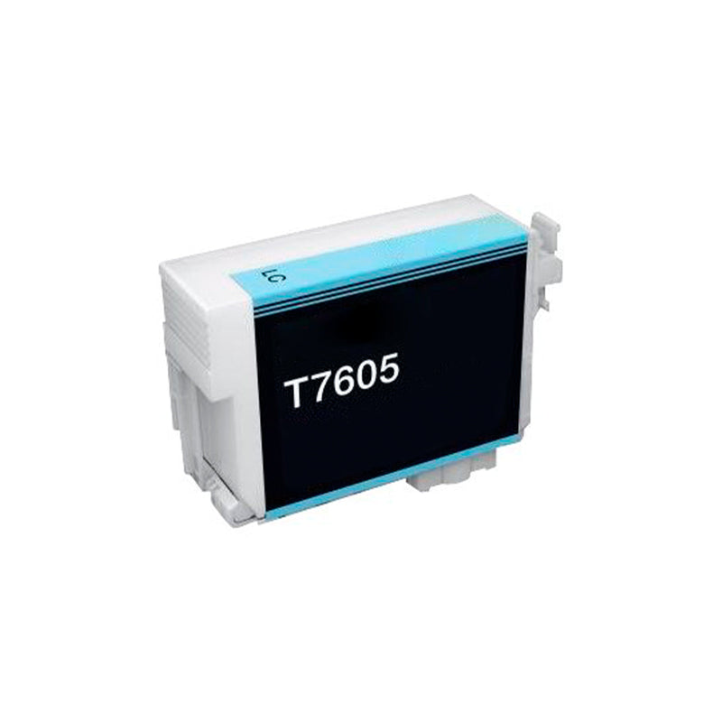 Epson T7605 Cian Light Cartucho de Tinta Pigmentada Generico - Reemplaza C13T76054010