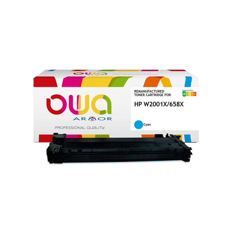 Armor Owa 658X W2001X Cian Cartucho de Toner Compatible Premium HP