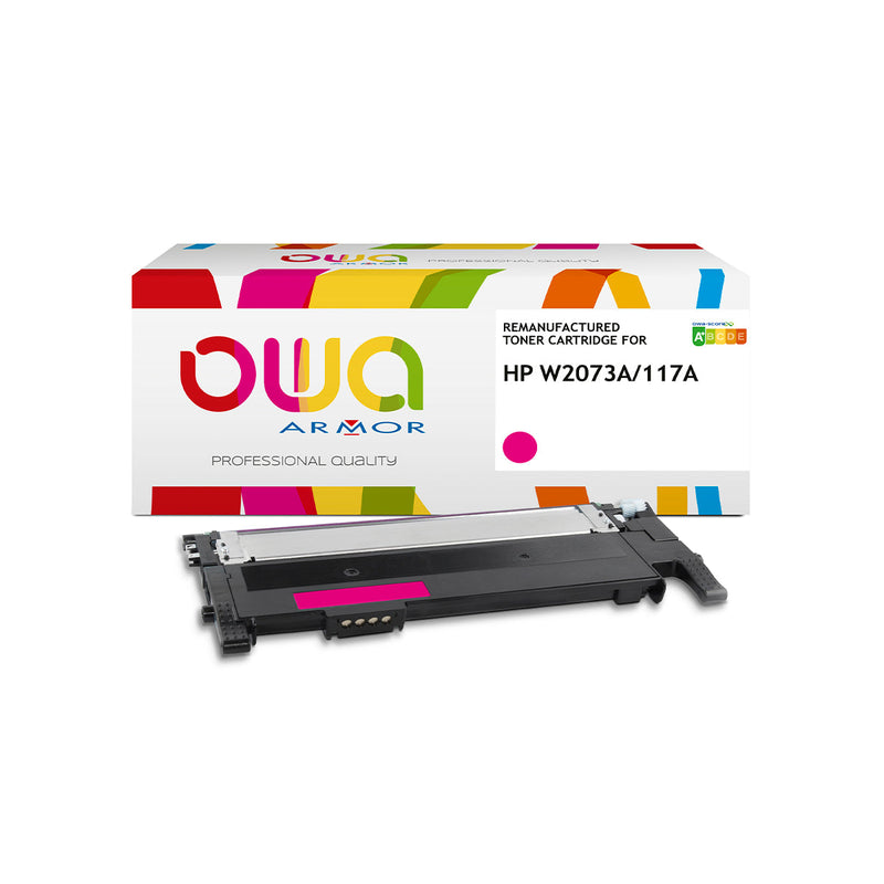 Armor Owa 117A W2073A Magenta Cartucho de Toner Compatible Premium HP