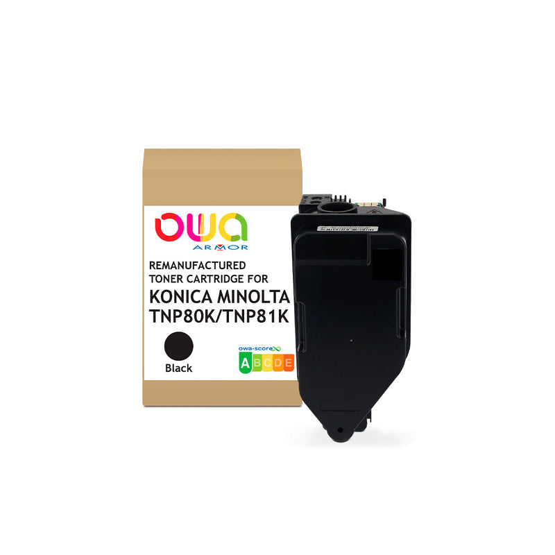 Armor Owa TNP80K Negro Cartucho de Toner Compatible Premium Konica - Minolta