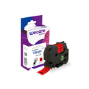 Armor Wecare TZE451 Texto Negro Sobre Fondo Rojo Cintas Rotuladora Compatible Premium Brother