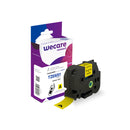 Armor Wecare TZE651 Texto Negro Sobre Fondo Amarillo Cintas Rotuladora Compatible Premium Brother